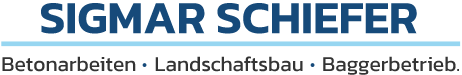Sigmar Schiefer - Betonarbeiten, Landschaftsbau und Baggerbetrieb